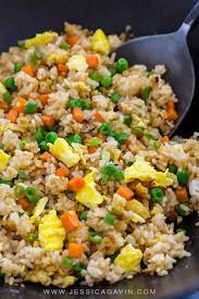 Easy Fried Rice Better Than Takeout Jessica Gavin Recipe Jasmine Rice Recipes Fried Rice Fried Rice Easy
