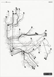 Sony Ear Bud X Metro Map Nyc Subway Map Subway Map Nyc Subway