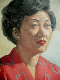 JOHN KAYSER, IMPRESSIONIST ASIAN PORTRAIT VINTAGE ARTWORK LUMINOUS  IMPRESSIONISM