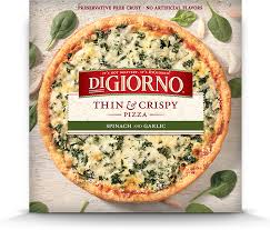 Crispy Crust Spinach And Garlic Pizza Digiorno Garlic Pizza Digiorno Frozen Pizza