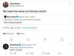 Elon musk‏подлинная учетная запись @elonmusk 26 июн. What S Elon Musk S Baby S Name Mean The Internet Has Convincing Theories