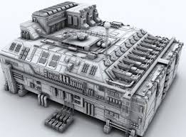 Sci Fi Factory 3d Model Max Fbx C4d 1 Sci Fi Props Sci Fi Sci Fi Environment