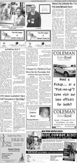 Coleman Chronicle and Democrat-Voice (Coleman, Tex.), Vol. 132, No. 41, Ed.  1 Wednesday, October 17, 2012