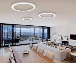 32 The Appeal Of Contemporary Apartment With Led Mood Lighting Living Room Lighting Design Modern Lighting Design Modern Living Room Lighting