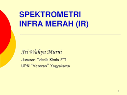 Tabel rangkuman frekuensi spektra ir karakteristik gugus fungsi; Spektrometri Infra Merah Ir Ppt Download