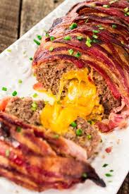 Bacon Wrapped Cheese Stuffed Meatloaf Recipe Cheese Stuffed Meatloaf Bacon Wrapped Cheese Bacon Wrapped Meatloaf