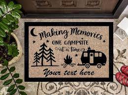 gosszy personalized making memories one campsite outdoor doormat gift idea camping mats rv camper motorhome custom doormat personalized door mats making memories outdoor door mat