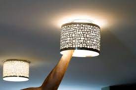 The shade screws directly into the ceiling, lending the look. Update Recess Lighting Without Doing Any Electrical Work With Magnetic Shades Recessed Light Covers Recessed Lighting Update Recessed Lighting Trim