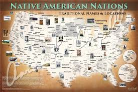 Native American Nations Map Native Names Only Native American Nations Native American Map Native American Tribes Map