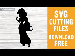 Download Jasmine Svg Free Disney Princess Svg Disney Svg Instant Download Silhouette Cameo Shirt Design Disney Princess Silhouette 0838 Freesvgplanet