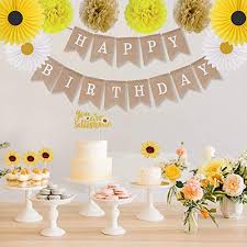 If the stork is coming to visit you this spring, celebrate the season with a fresh. Sunflower Baby Shower Party Decorations Happy Birthday Banner Yellow Sunflowers Cupcake Toppers Tissue Paper Fans Pom Poms For Sunflower First Birthday Party Girl Boy Baby Shower Decorations Buy Online In Dominica
