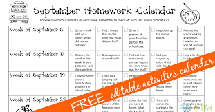 The Best Way To Handle Kindergarten And Preschool Homework Fun A Day Homework Calendar Kindergarten Homework Calendar Preschool Homework