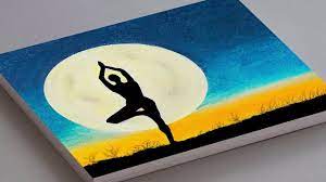 On the occasion of world yoga day, swami ramdev and acharya balkrishna organized a yoga program in niramayam yogram village of haridwar in uttarakhand. Yoga Day Poster Drawing With Oil Pastel How To Draw International Day Soft Pastels Drawing Oil Pastel Paintings Poster Drawing