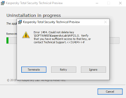 Complete Uninstall Product With Error 1404 And 1306 Beta Testing