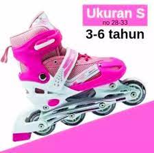 Cocok digunakan untuk ukuran sepatu: Sepatu Roda Anak Original Super Inline Skate Murah Dan Berkualitas Model Bajaj Warna Pink Lazada Indonesia