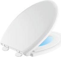 Delta Faucet 833902-N-WH Sanborne Elongated Potty Training Nightlight  Toilet Seat with Slow Close and Quick-Release, White