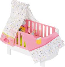 Lionelo sven plus 2 in 1 baby bett laufstall baby ab geburt bis 15 kg wickelauflage moskitonetz luftige seitenwände mit seiteneingang tragetasche zusammenklappbar. Baby Born Magisches Himmelbett Puppenmobel Kaufland De