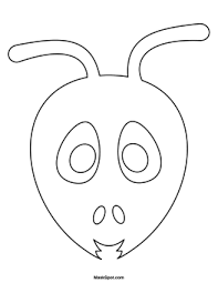 ant mask template ant crafts kids crafts masks bee art