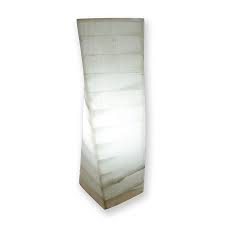 Onyx Marble Twisted Floor Lamp, 100 cm x 20 cm x 20 cm