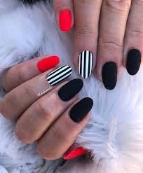 Black And Red Acrylic Nail Ideas 43 Nail Ideas To Inspire Your Next Mani Page 4 Of 4 Stayglam Stylish Nails Stylish Nails Designs Elegant Nail Designs