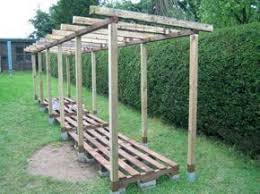 Dachsparren Anbringen Holzunterstand Garten Grundriss Haus Und Garten