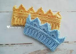 Crochet Crown Earwarmer Newborn To Toddler Sizes Free Pattern