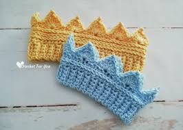 Crochet Crown Earwarmer Newborn To Toddler Sizes Free Pattern
