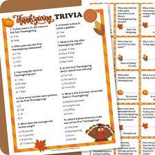 When you're busy planning an amazing thanksgiving dinner, one of the tasks that might fall by the wayside is finding the time to think up engaging ways to entertain guests before the feast starts or after the meal is done. 60 Thanksgiving Trivia Questions And Answers Printable Mrs Merry