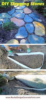 Rocka Design Custom Stone Maker Diy Custom Stepping Stone Maker Garden Walkway Garden Paths Garden Stepping Stones