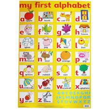 My First Alphabet Wall Chart Educational Toys And Educational Games At The Works
