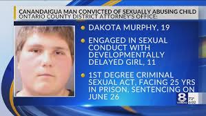 Suspect convicted for sexually abusing 11-year-old girl in Canandaigua