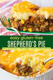 Easy Shepherd S Pie Recipe Gluten Free Cupcakes Kale Chips Recipe Beef Recipes Shepherds Pie Recipe Easy Easy Shepherds Pie