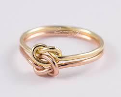 Double Knot Ring Love Knot Ringinfinity Knot Ringgold Wire Etsy Gold Wire Ring Knot Ring Love Knot Ring