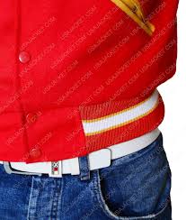 Michael Jackson Thriller 'M' Logo Varsity Jacket