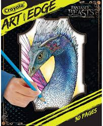 Pairs well with crayola fine line markers or colored pencils. Crayola Art With Edge Coloring Book Drawing Painting Supplies Toys Games Gellyplast Com
