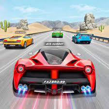 Two cars race side by side to see who can reach the finish line first. Car Racing Game On Behance