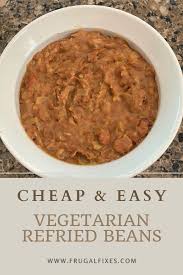 Easy Vegetarian Refried Beans In 2020 Refried Beans Homemade Refried Beans Vegetarian Refried Beans