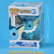 Pokemon Vaporeon Pop Vinyl Figure 627 Kollectable Kaos