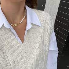 Choker necklaces or pendant necklaces to add a touch of elegance to your looks. Vivienne Westwood Gold Orb Pearl Choker Necklace Vintage Etsy Pearl Outfit Outfit With Pearls Fashion