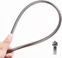 WowZza Coclea Di Scarico a Serpente per Impianti Idraulici - Sbloccatore Di Scarico - Attrezzatura per Dragare Elettrica, Sbloccatore per Wc ad Aria ...