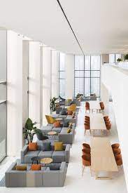 Gallery Of Soho Bund Aim Architecture 4 In 2019 Lobby Design Office Reception Office Lounge