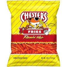 Chester S Flamin Hot Fries Corn Potato Snacks 4 Oz Bag Walmart Com