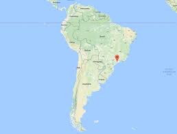 Weltkarte anklicken = globale infos zur finsternis. Sao Paulo In Sudamerika Landkarte Karte Von Sao Paulo In Sudamerika Brasilien
