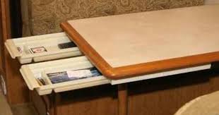Under Table Drawers Camper Living Camper Storage Rv Campers