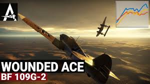 war thunder bf 109g 2 trop 8 kills wounded ace