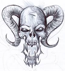 Skull 5 Fast Sketch Skull Drawing Sketches Skull Art Drawing Cool Skull Drawings