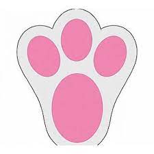 Bunny letter template printable templates images easter rabbit face. Real Bunny Footprints Google Search Easter Bunny Footprints Easter Printables Free Easter Bunny