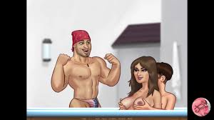 Summertime saga 110 - Giving a massage to my bosss tits