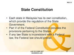 It does not purport to be comprehensive or accurate and it does not constitute legal advice. Federal Constitution Malay Definition