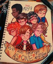 Welcome To The Losers Club Great Drawing Made By Mspinesdrawings Ofc Losersclub Itmovie It The Clown Movie Horror Movie Art Pennywise The Dancing Clown
